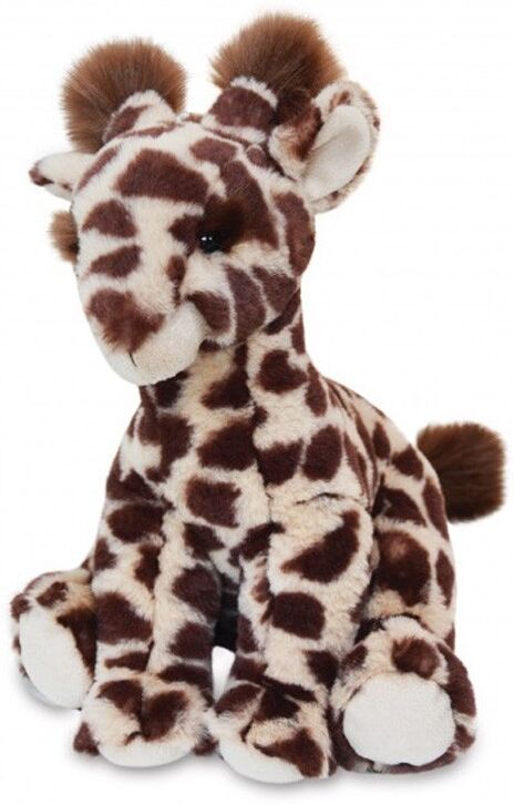 Histoire d'Ours Peluche Girafe Marron 30 cm