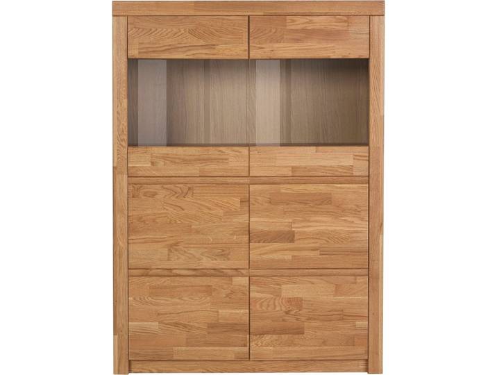 OTTO home Highboard Silkeborg, schöne grifflose Optik, teilmassiv