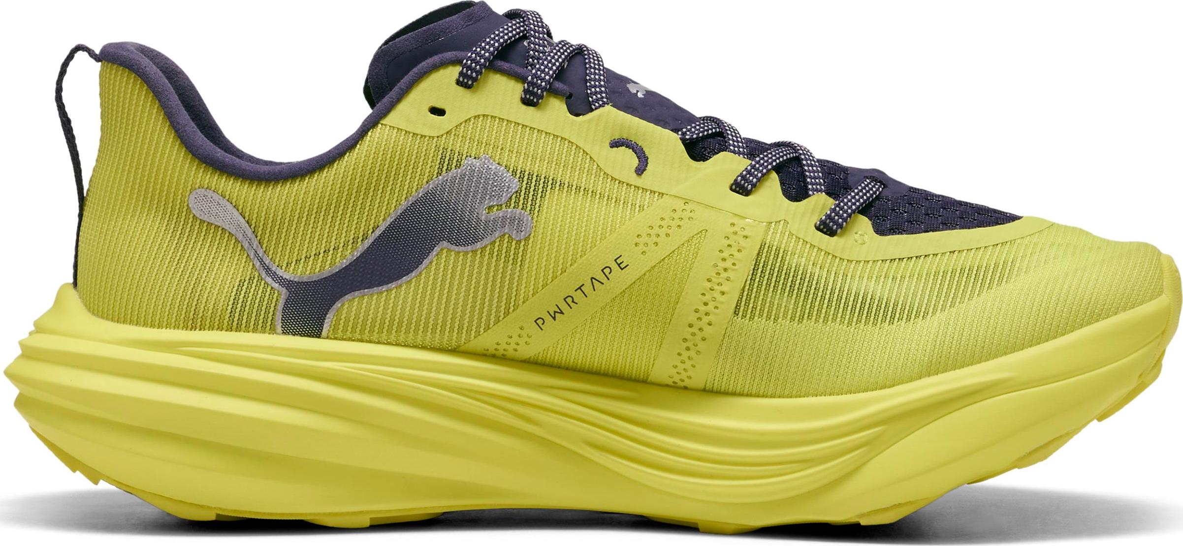 Puma Men's Deviate Nitro Elite Trail Lux Lime-deep Plum 43