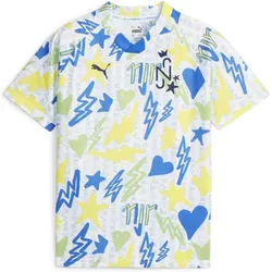 Puma, Unisex, Fussballtrikot, Neymar JR Ins. Jersey Jr (128, 140, 152), Weiss