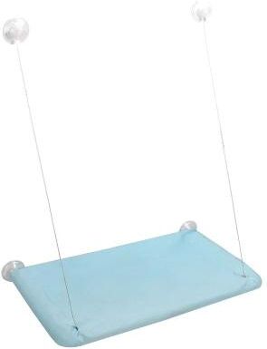 Uplift Picks Sunny Window Hanging Cat Hammock Bed With Climbing Frame Support blue