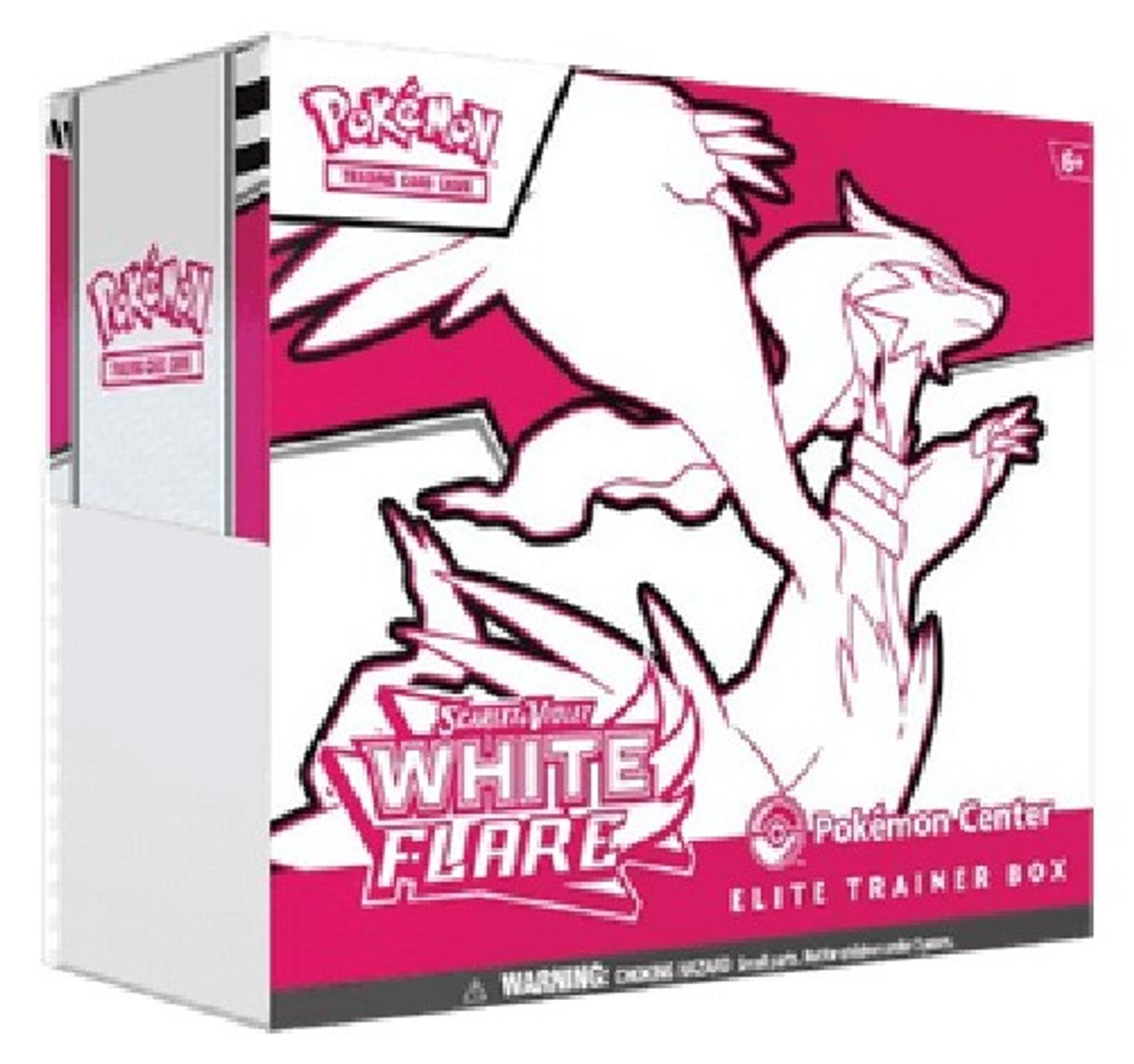 Pokemon White Flare Pokémon Center Elite Trainer Box
