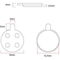 CT003-R Harztablette fuer Xiaomi [RAMBOMIL] - 2 Sets