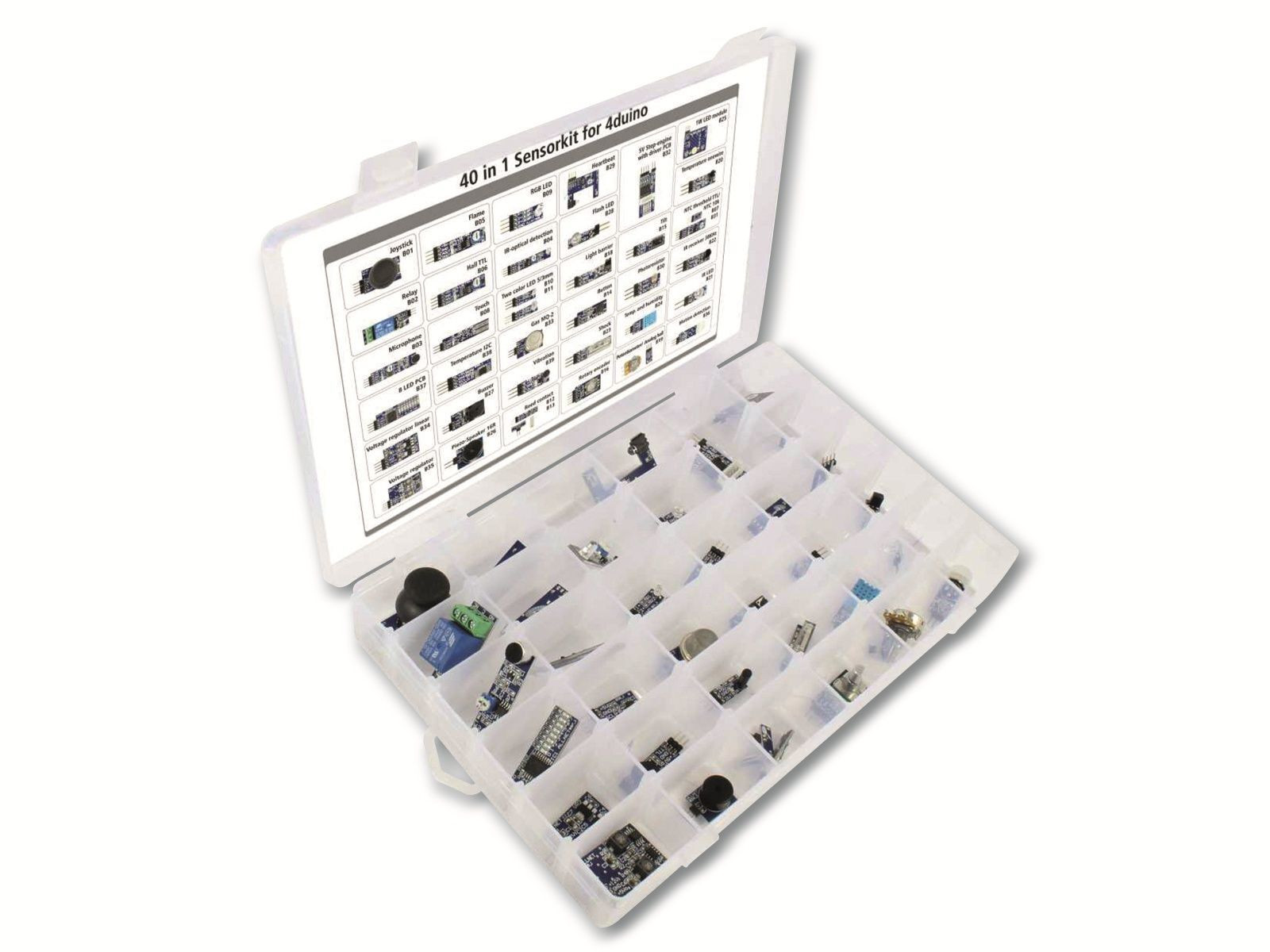 ALLNET 4duino Sensor Kit met 40 sensoren
