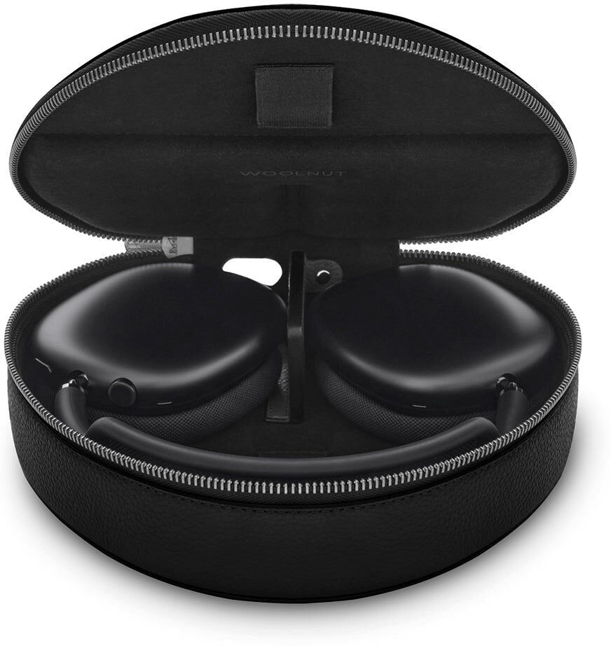 Woolnut AirPods Max / Max 2 Læder Case - Sort
