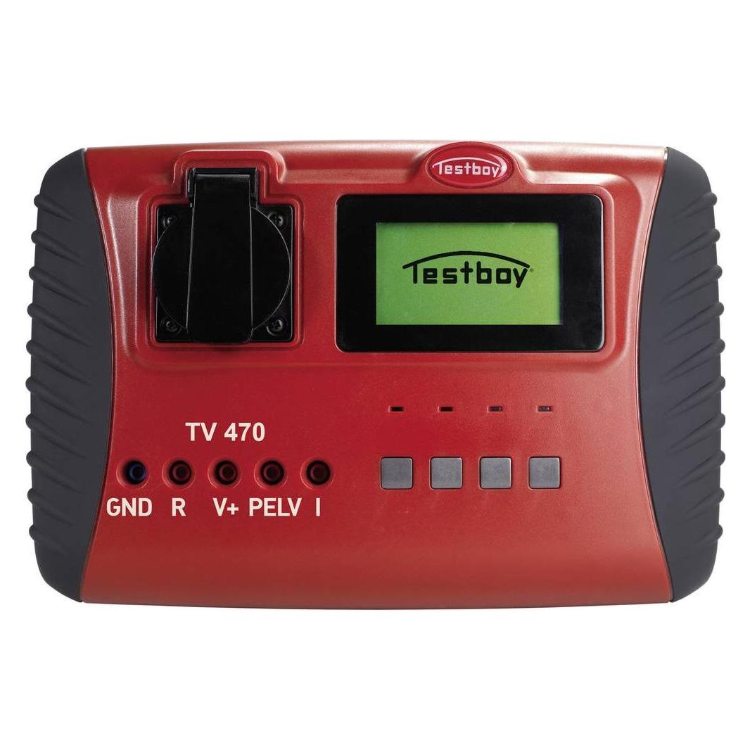 Newlec TV 470 VDE-Tester DIN 0701/0702/EN 62353, Gerätetester (Gut-/Schlecht-Aussage, Hilfeb (CAT II 600V) (Testboy TV 470)