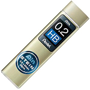 Pentel Druckbleistiftminen Ain Stein C272W-HB, HB, Hi-Polymer, 0.2mm, 20 Stück