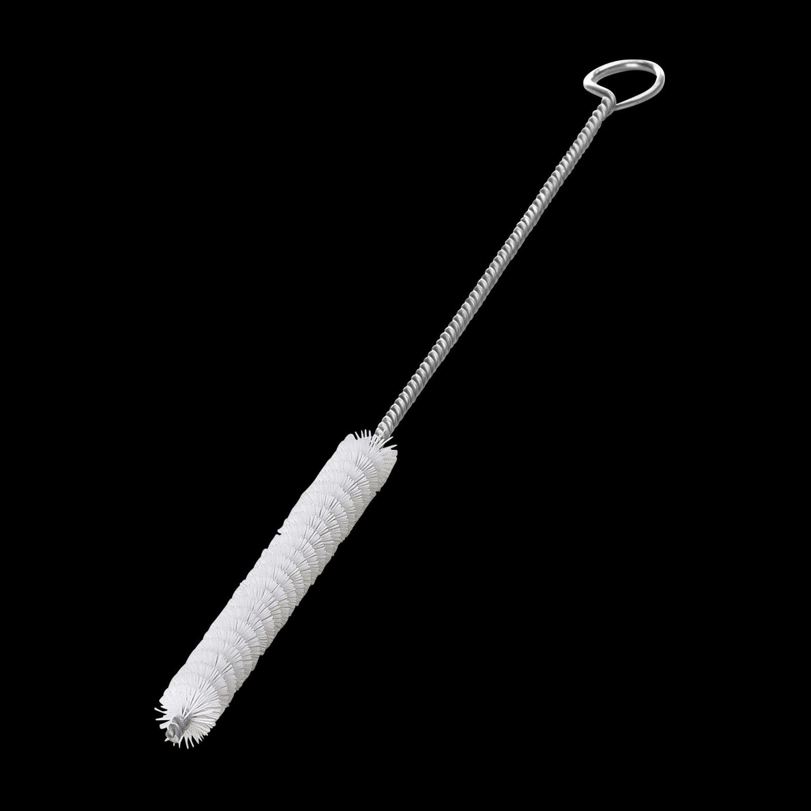 Lessmann Cilinderborstels met Polyamide haren, Lengte: 300 mm, Diameter: 3 mm, Haarlengte: 0,10 mm, Borsteldraadlengte: 100 mm