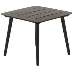 Outdoor Beistelltisch Lina 40 x 40 cm Schwarz