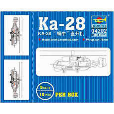 Trumpeter - KA-28 - 1:200 - 70 Teile - Aircraft Set 308801