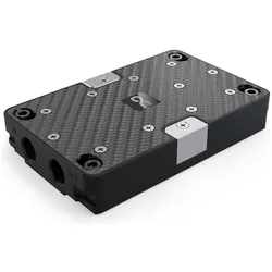 Alphacool WAC ES Jet LGA 4677 / SP5 LGA 6096 1U (20.50 mm), CPU Kühler, Schwarz, Silber