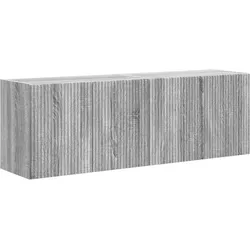 vidaXL TV-Wandschrank 2 pcs Graues Sonoma 59,5 x 31 x 40 cm