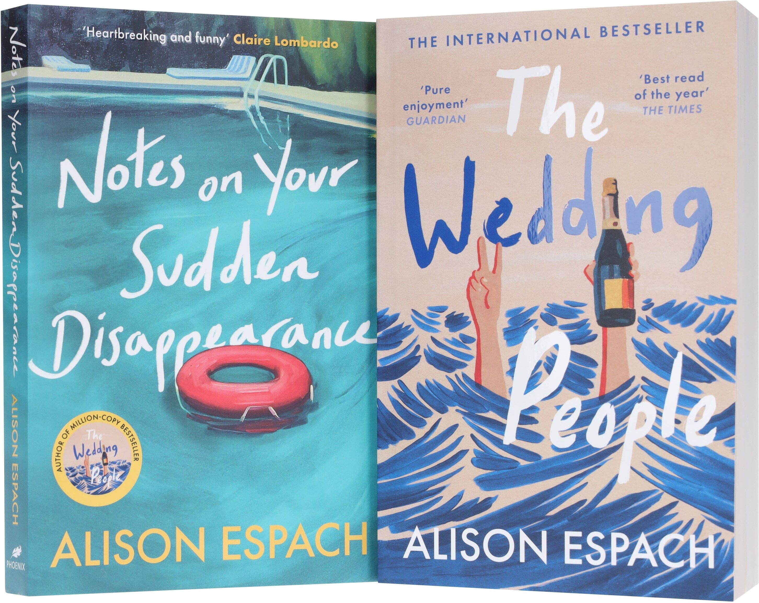 Alison Espach Collection (The Wedding People & Notes on Your Sudden Disappearance) 2 Books Set - Fiction - Paperback Hachette