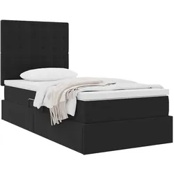 vidaXL, Bett, Amir Buttons (90 x 190 cm)