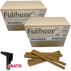 700 Original Brunner Fidibusse Anzünder ~ 2x Großpackung
