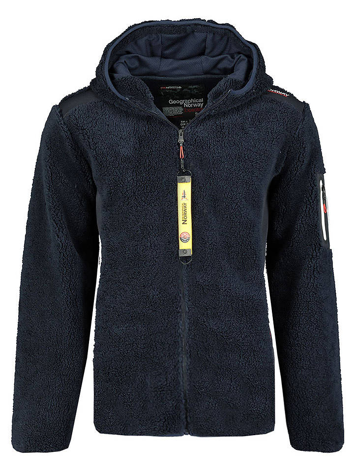 Geographical Norway Fleecejacke in Dunkelblau - L
