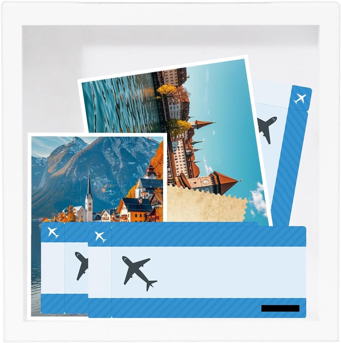 Herinneringsdoos Wanddecoratie Fotolijst Wit