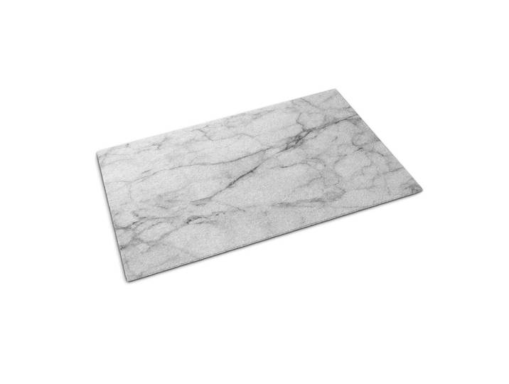 Tulup Fussmatte 90 x 60 cm Grauer Marmor, 90x60 cm, Teppiche und Böden, Schmutzfangmatten, Fußmatten