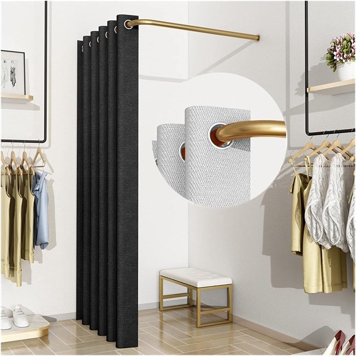 Draagbare kleedkamer privé omkleedhokje met 99% schaduwpercentage - 120 cm