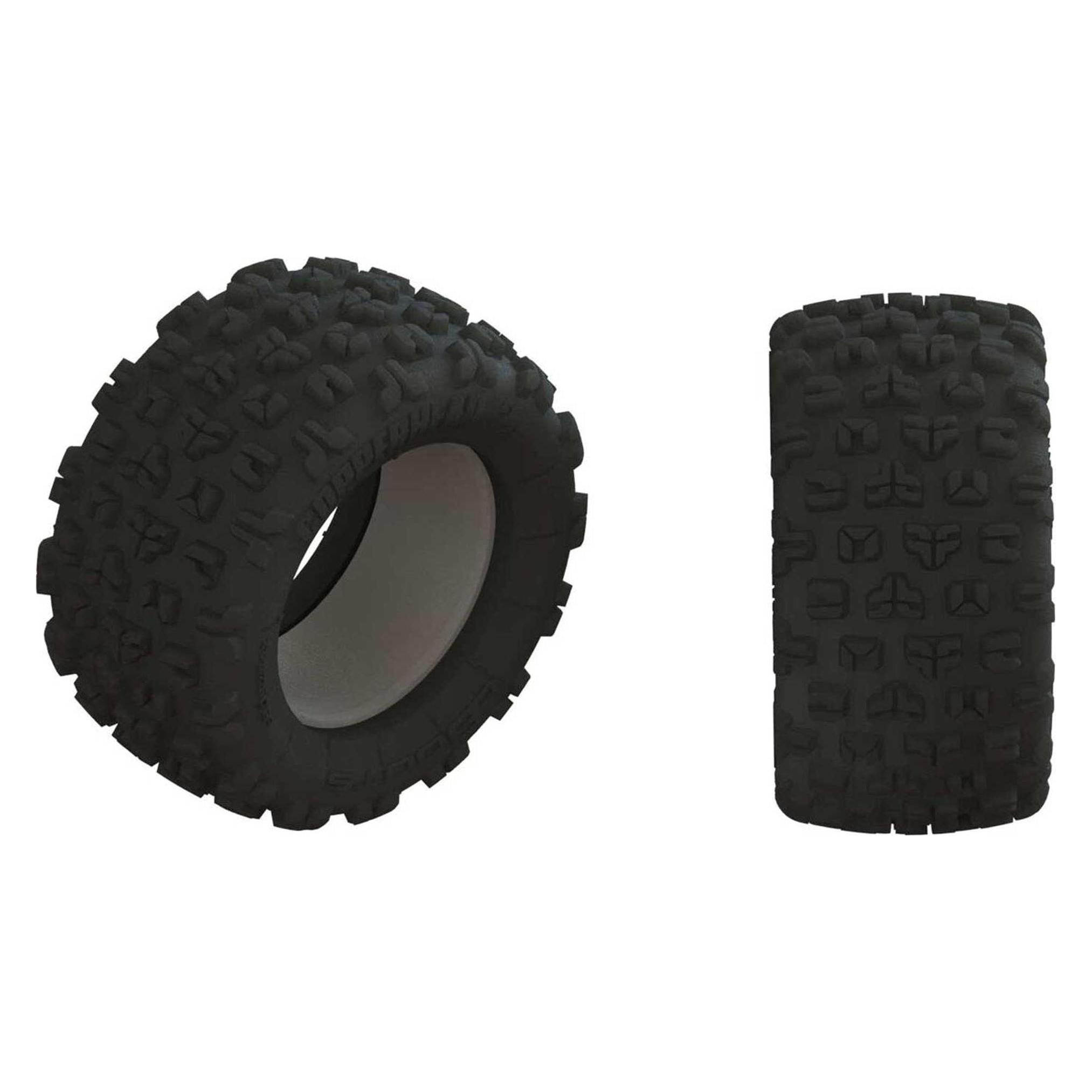 Arrma dboots copperhead2 mt tire & inserts (2) (ARA520059)