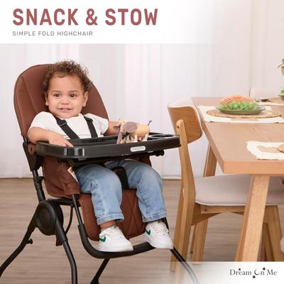 Dream On Me Snack & Stow High Chair
