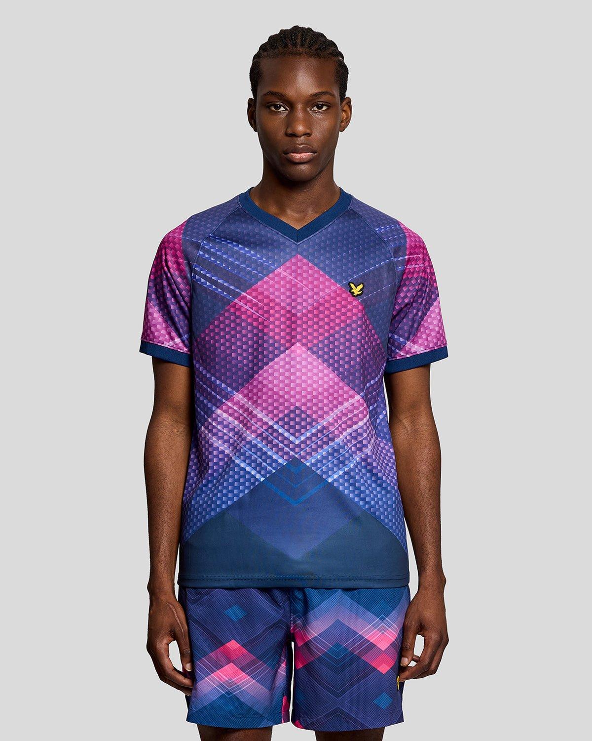 Sport Chevron Fußball-T-Shirt