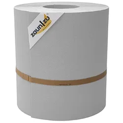 zaun zu® Sichtschutzstreifen Premium Maxi für Doppelstabmatten 24cm hoch Lichtgrau 26m