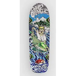 Creature Gravette Hippie Falls Pro 9.0" Skateboard Deck black / green Gr. Uni