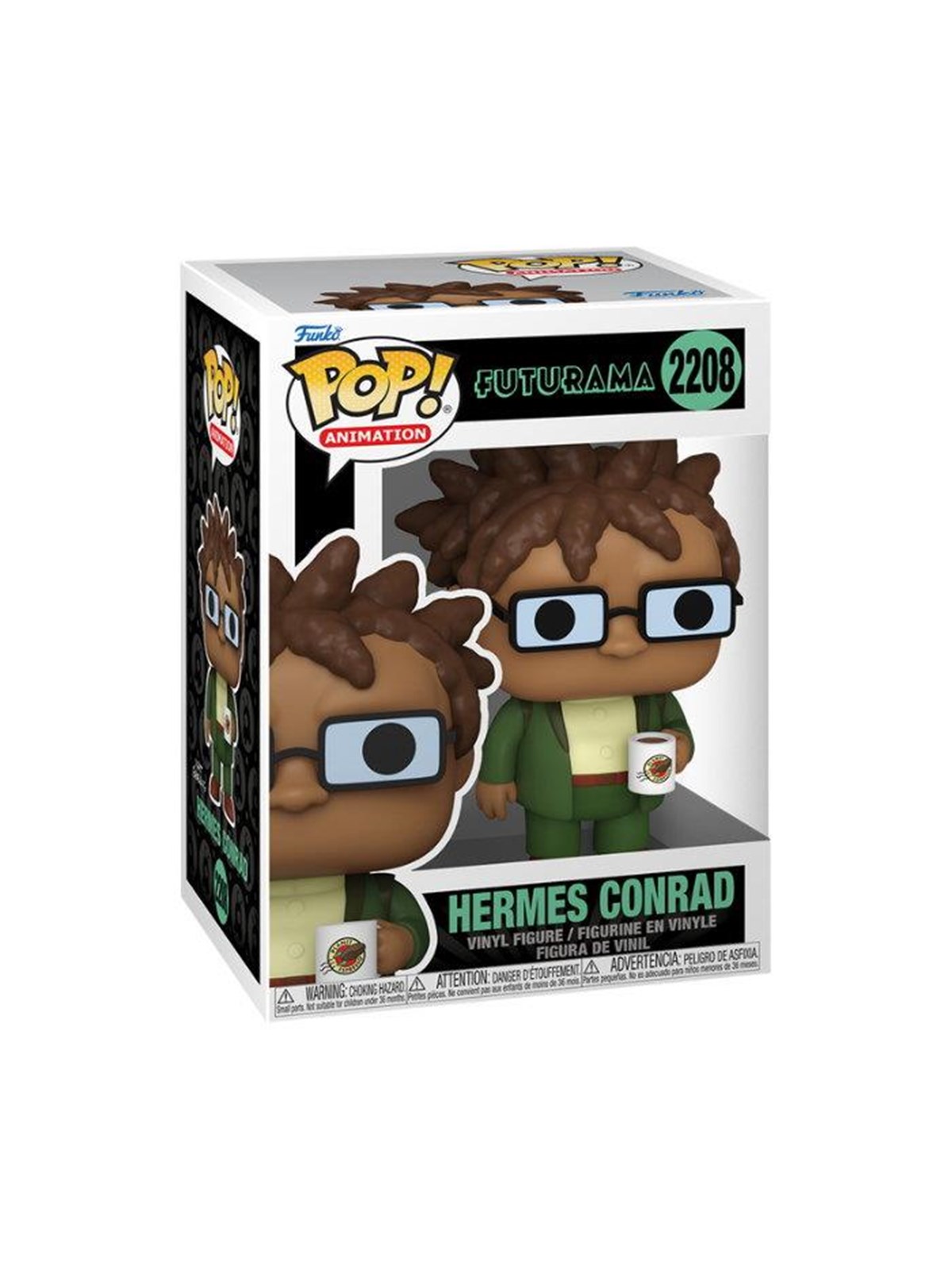 Funko! - Funko POP Vinyl Futurama S5 Hermes w/Mug