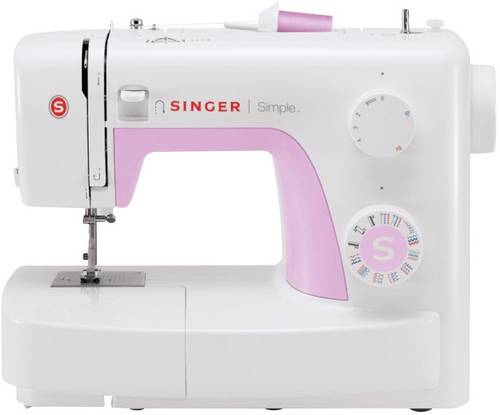 Singer Freiarmnähmaschine Simple 3223 Weiß, Pink
