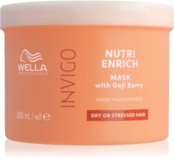 Wella Invigo Nutri-Enrich máscara de nutrição profunda para cabelo seco 500 ml. Invigo Nutri-Enrich