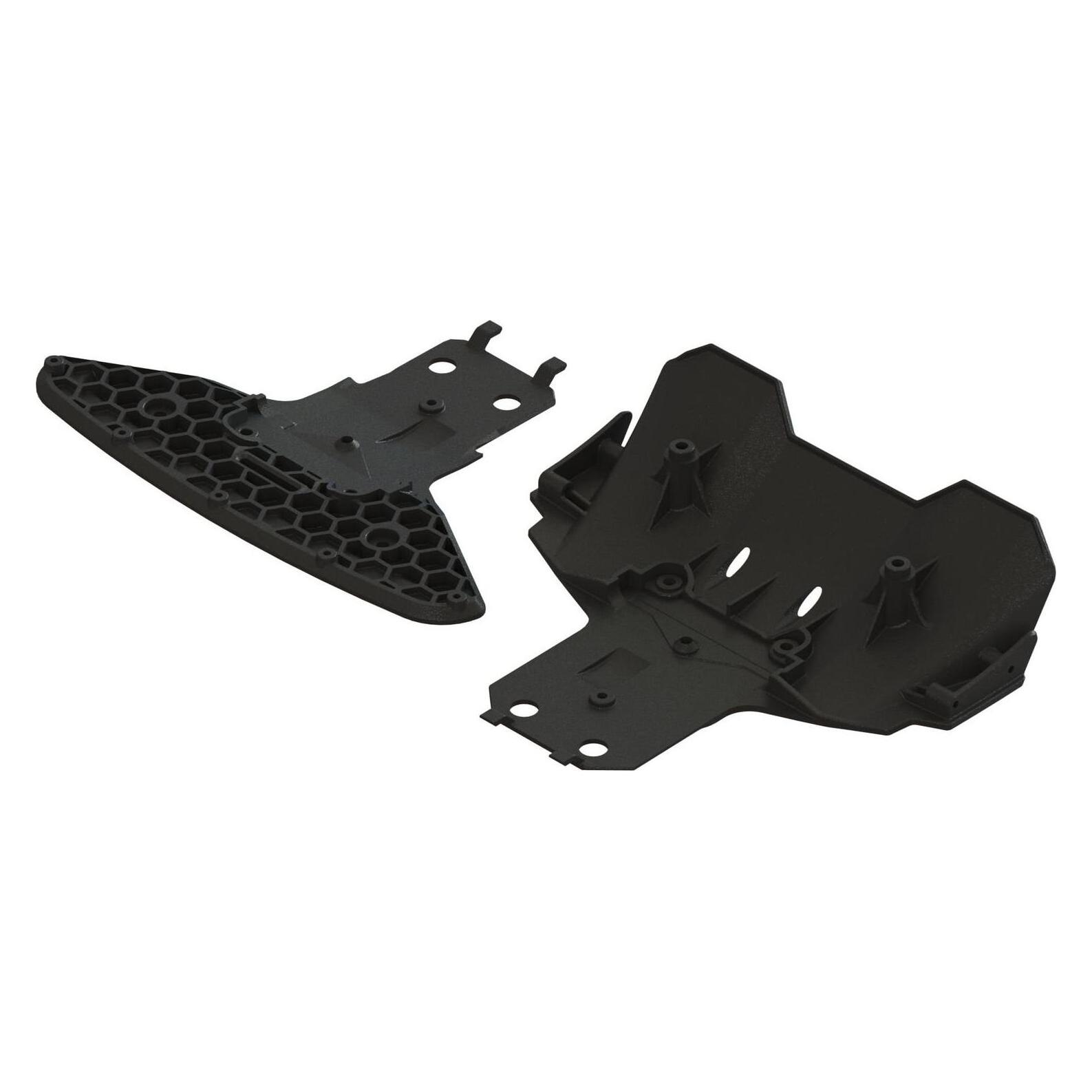 Arrma lower front bumper and rear diffuser set (ARA320585)