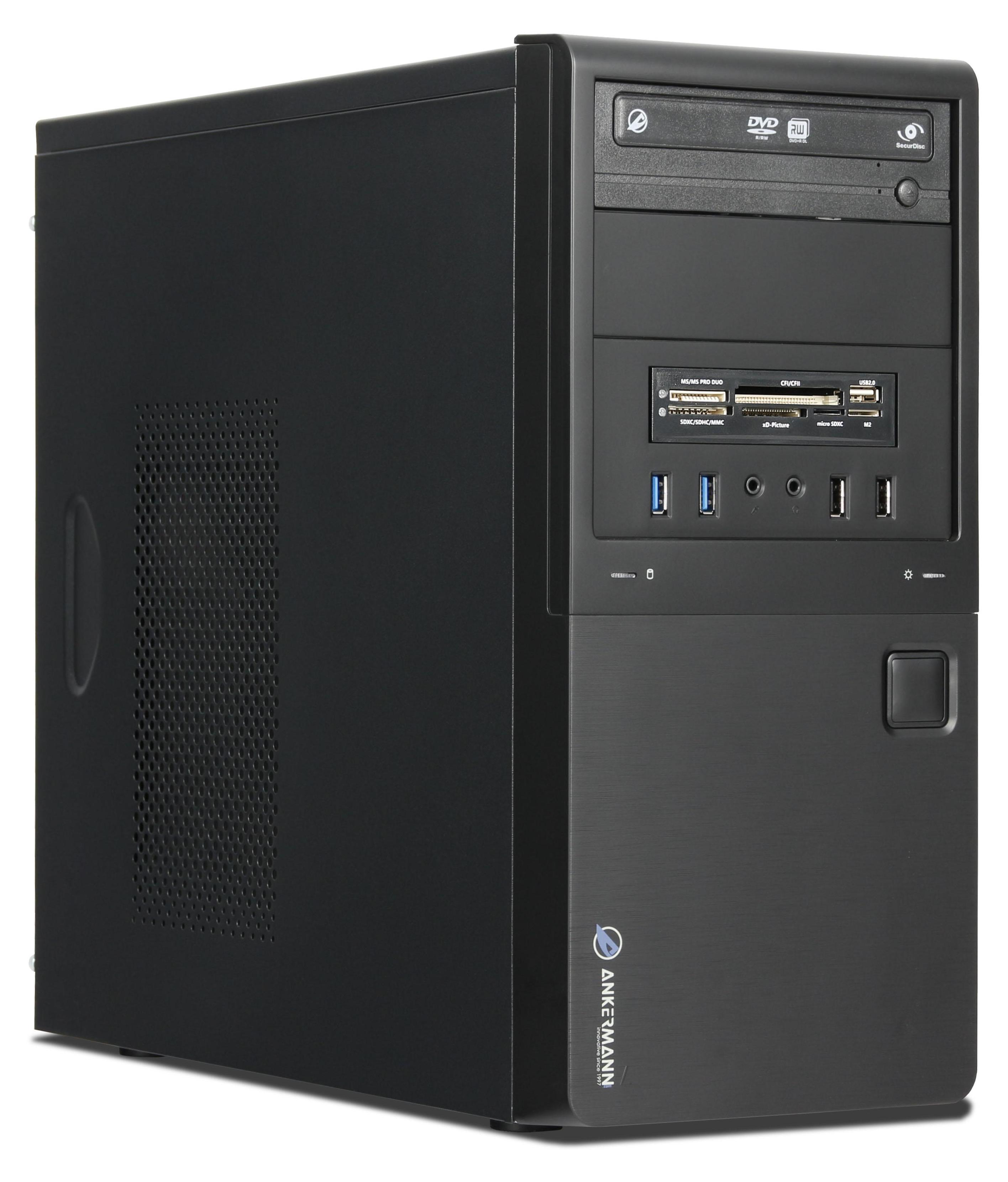 Ankermann Business Work V3, AMD Ryzen 5 5600GT, 16GB RAM, 480GB NVMe SSD, Windows 11, WLAN, Libre Office