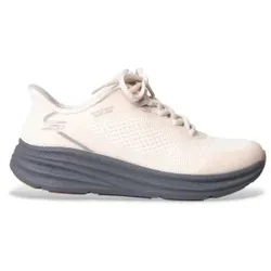 Skechers für Damen. 117756 Slip-ins Sneaker: BOBS Skillz - Too Essential Gebrochenes Weiß (38), 3 bis 5 cm, Schnürsenkel, Lässig