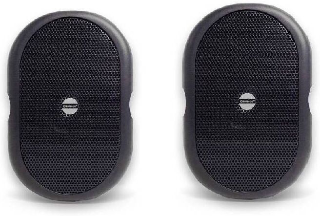 Rondson Lot de 2 Enceintes compactes CSB-20A (noire) Enceintes actives compactes avec fixation murale pour une diffusion audio fiable et professionnelle.