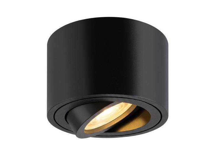 Nettlife LED Einbaustrahler 18/18/8cm, Schwarz, Metall, LED integrated, 18x7.5x18 cm, Lampen & Leuchten, Innenbeleuchtung, Spots & Strahler, Wandstrahler