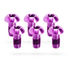 KOGEL BEARINGS Titanschrauben Set für Bremsscheibe | M5x10 lila