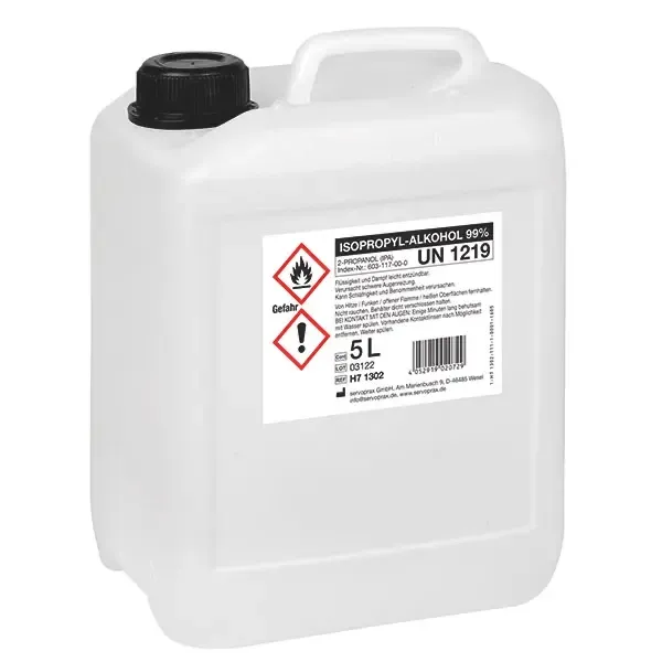 Servoprax GmbH Isopropyl Alkohol 99 %, 5 Ltr. H7 1302