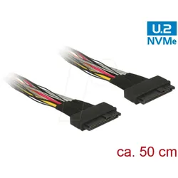 DELOCK 84824 - Delock Kabel U.2 SFF-8639 Buchse > SFF-8639 Buchse, 0,5 m