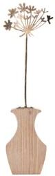IH Casa Decor Metal Flower Décor On Dome Base Allium Gold