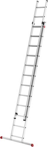 Hailo ProfiStep duo 7212-007 Aluminium Schiebeleiter Arbeitshöhe (max.): 6.75m Silber 13.5kg