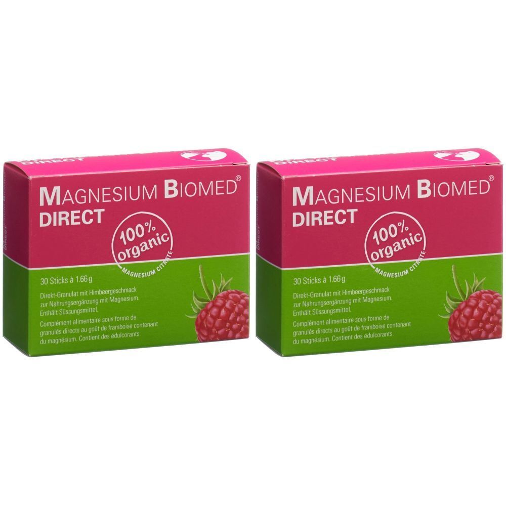Magnesium Biomed direct Gran Stick 60 Stk x2 2x60 St Stifte