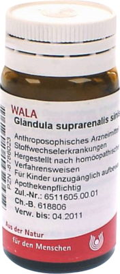 WALA Heilmittel GmbH GLANDULA SUPRARENALES sinistra cum Cupro Globuli 20 g 08786023