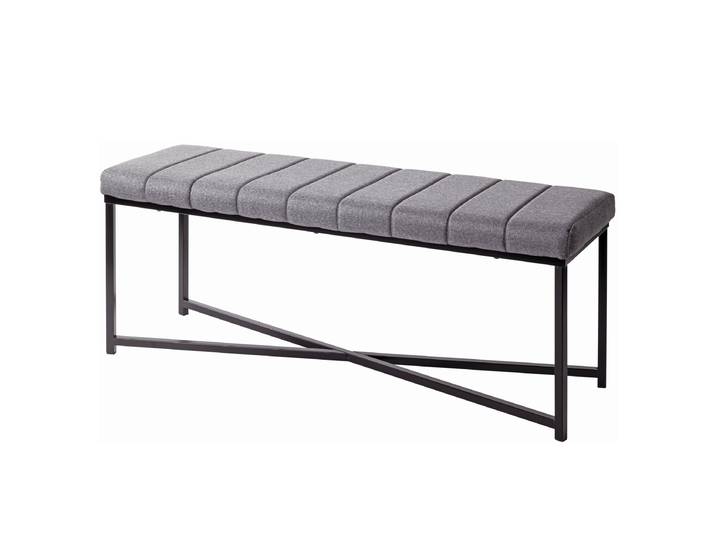 Banc de lit Ticata - 118 cm 118 x 47 x 38cm Gris