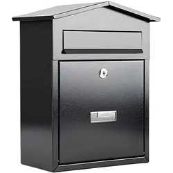 Avizar, Briefkasten, Wandbriefkasten mit Dach 36×29×10,8 cm (29 x 11 x 36 cm)