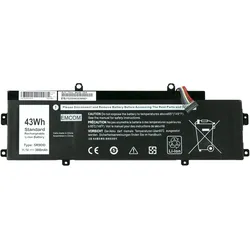 Akku für DELL Chromebook 11 3120, wie 05R9DD, KTCCN, XKPD0, 3800mAh, 11.1V