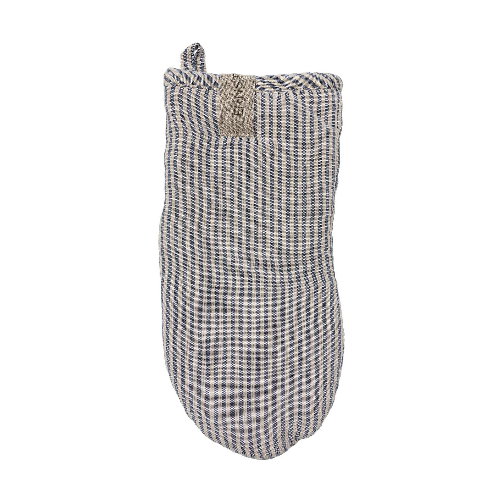 ERNST ovenwant gestreept blauw-beige voor volwassenen