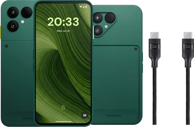 Fairphone 6 256GB Groen 5G met basis accessoirepakket