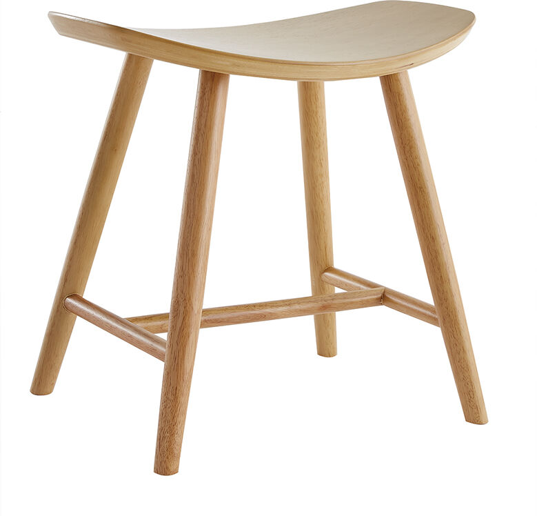Miliboo Heller Holzhocker H46.5 DEMORY