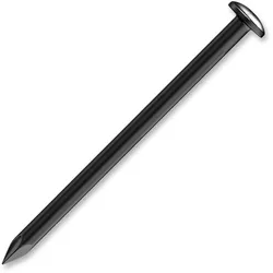 Stahlnagel, Linsenkopf, gehärtet, Stahl brüniert, 2 x 16 mm